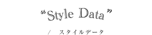 スタイルデータ